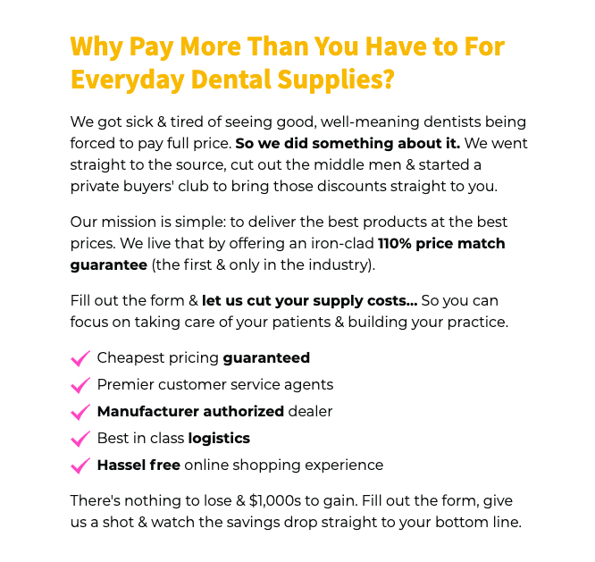 Save Up to 40% On Supplies with Crazy Dental - DealsforDentists